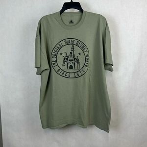 Disney WDW Walt Disney World Tshirt Sz XXL 100% Cotton Short Sleeve Castle Logo